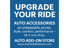 Upgrade Your Ride with Auto Add-On Store