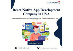 React Native App Development Company in USA  | Conquerors Tech