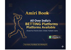 Get the Best Online Betting ID with Amiri Book